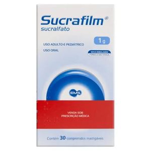 Sucrafilm Ems 1g com 30 comprimidos
