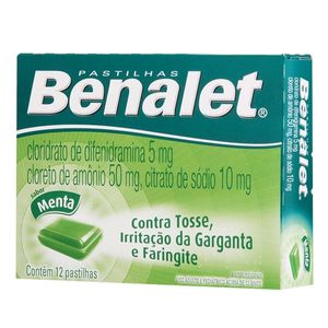 Benalet Menta com 12 pastilhas
