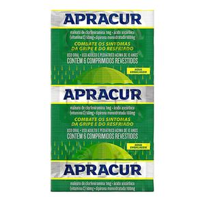 Apracur Hypermarcas 6 comprimidos