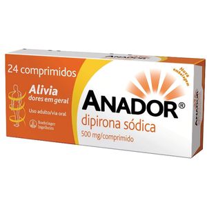 Anador Sanofi com 24 comprimidos