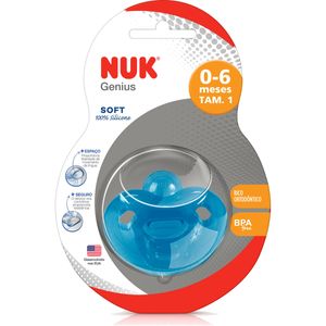 Chupeta Nuk 100% Silicone Masculino S1