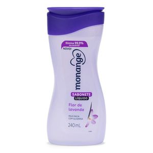 Sabonete Monange Flor De Lavanda Líquido 240ml