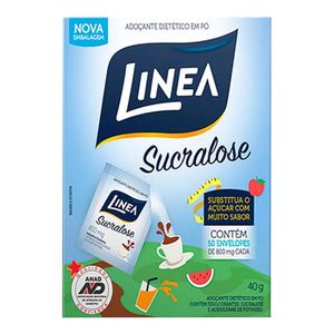 Adoçante Linea Sucralose com 50 envelopes