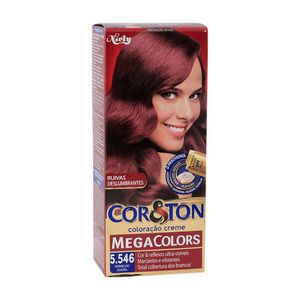 Tintura Kit Cor & Ton Kit Mega Colors 5.546 Vermelho Amora