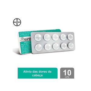 Aspirina Ad Bayer 500mg com 10 comprimidos