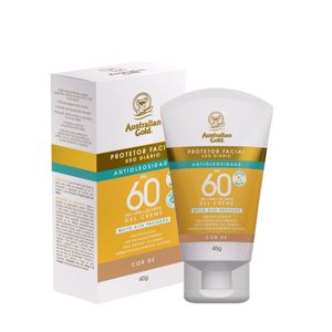 Protetor Solar Australian Gold Facial Fps 60 Cor 02 40g