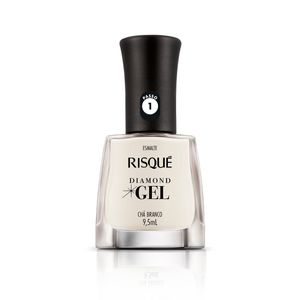 Esmalte Risqué Diamond Gel Chá Branco 9,5ml