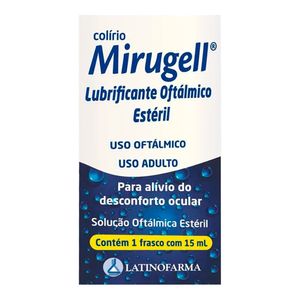 Mirugel Latinofarma solução Oftálmica 15ml