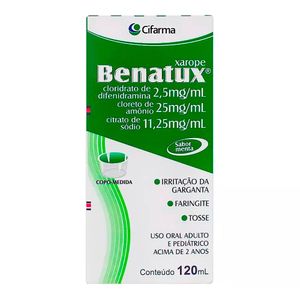 Benatux Cifarma xarope 120ml+ Copó Medidor