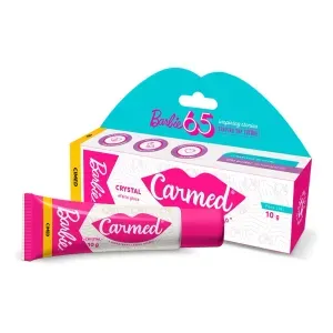 Carmed Hidratante Labial Barbie Crystal Efeito Gloss 10 G