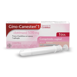 Gino-Canesten Bayer 0,5g com 1 Comprimido Vaginal + aplicador