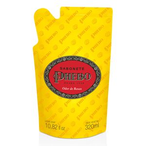 Sabonete Phebo Odor Rosas líquido 320ml Refil