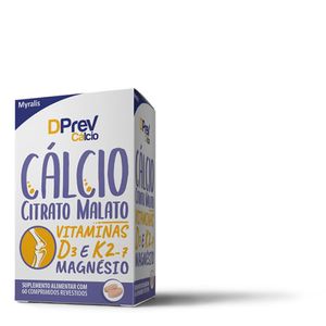 Dprev Cálcio Myralis com 60 comprimidos revestidos