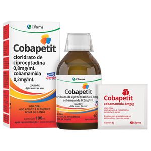Cobapetit Cifarma 0,8 mg/ml+ 4mg/G xarope com 100ml