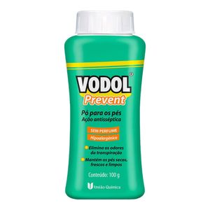 Desodorante Para Pés Vodol Prevent Sem Perfume 100g