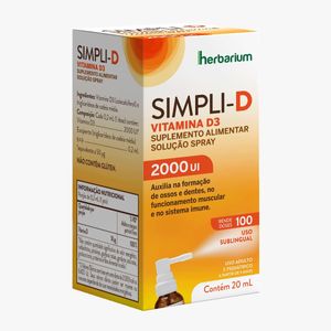 Simpli-D Herbarium 2000Ui solução Spray 20ml