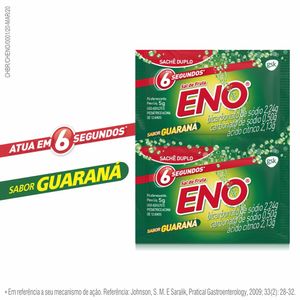 Sal de Fruta Eno Guaraná 2,28g+ 0,49g+ 2,17g 100g
