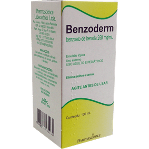 Benzoderm Pharmascience solução Emulsao 100ml