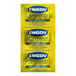 Engov Envelope com 6 comprimidos
