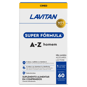 Lavitan 5g Cimed Multi Homem com 60 comprimidos revestidos