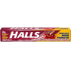 Halls Cereja Drops Com 10 Unidades 28g