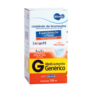 Cloridrato de Bromexina Ems xarope Pediátrico 120ml