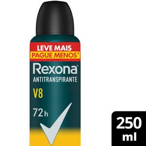 Desodorante Rexona Men V8 72H Leve Mais Pague Menos Aerossol 250ml