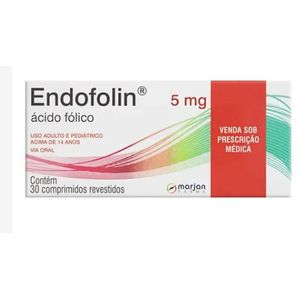 Endofolin Marjan 5mg com 30 comprimidos