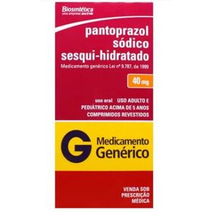 Pantoprazol Biosintetica 40mg com 28 comprimidos revestidos