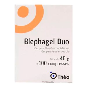 Blephagel Gel Allergan Bg 40g+ 100 Compressas
