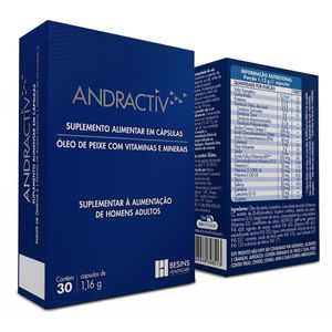 Andractiv Besins Healthcare com 30 cápsulasgel