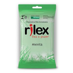 Preservativo Rilex Menta com 3 Unidades