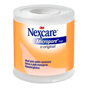 Fita Micropore Nexcare Bege 50cm X 4,0M