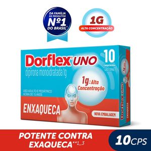 Dorflex Uno 1g com 10 comprimidos