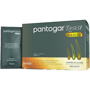 Pantogar Resist Silício Biolab com 30 Sachês 10g