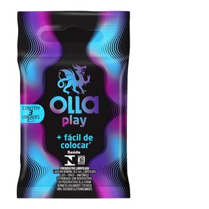 Preservativo Olla Play com 3 Unidades
