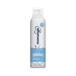 Desodorante Monange Sensível Sem Perfume Aerossol 150ml