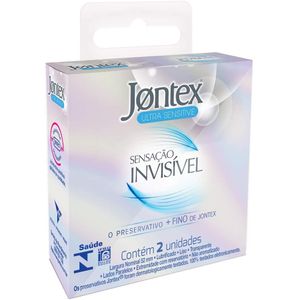 Preservativo Jontex Sensação Invisível com 2 Unidades