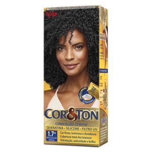 Tintura de Cabelo Cor e Ton Preto Azulado Especial 1.7+