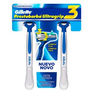 Aparelho de Barbear Gillette Ultragrip 3 com 2 Móvel