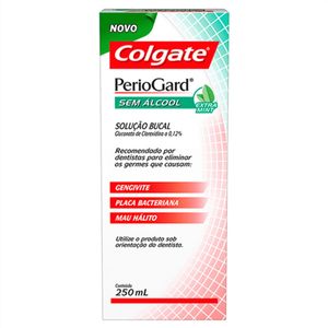 Enxaguante Bucal Periogard Extra Mint Sem Álcool 250ml