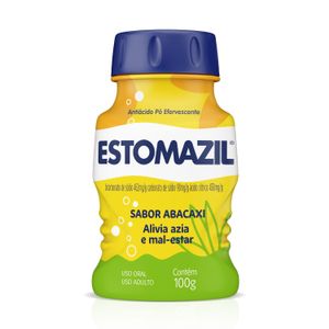 Estomazil Sabor Abacaxi Pó Efervescente frasco com 100g