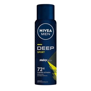 Desodorante Nivea Aerosol Deep Sport Maxxtech Masculino 200ml