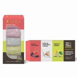 Sabonete Biofleur 5 Unidades Sortidas de 80g