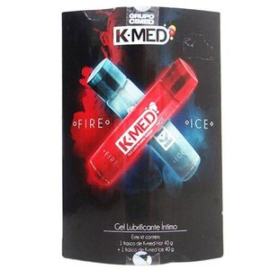 K-Med Fire E Ice Gel Lubrificante Íntimo com 2 Frascos com 40G