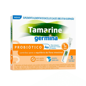 Probiótico Tamarine Germina 5 frascos de 5ml cada