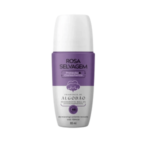 Desodorante Roll-on Clareador Rosa Selvagem Algodão 85ml