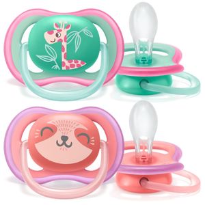Chupeta Philips Avent Ultra Air +18 Meses Rosa com 2 unidades