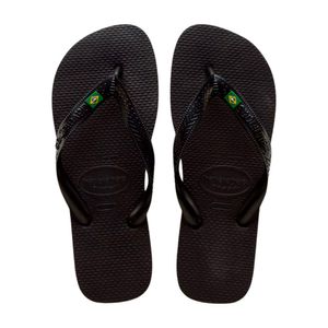 Sandália Havaianas Brasil Preto Tamanho 33/34