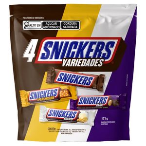Chocolate Snickers Variedades Sortidos 171g